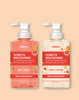 Pink Grapefruit Edition - Honey Macadamia Body Wash 500ml +Lotion 500ml