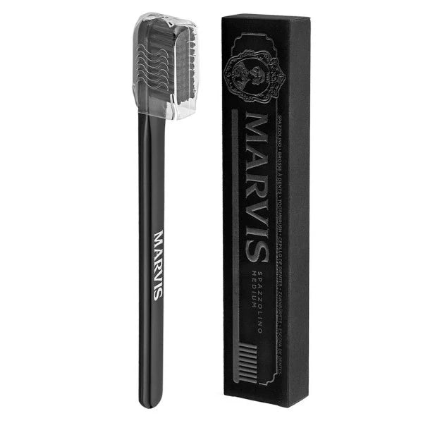 Black Medium Toothbrush