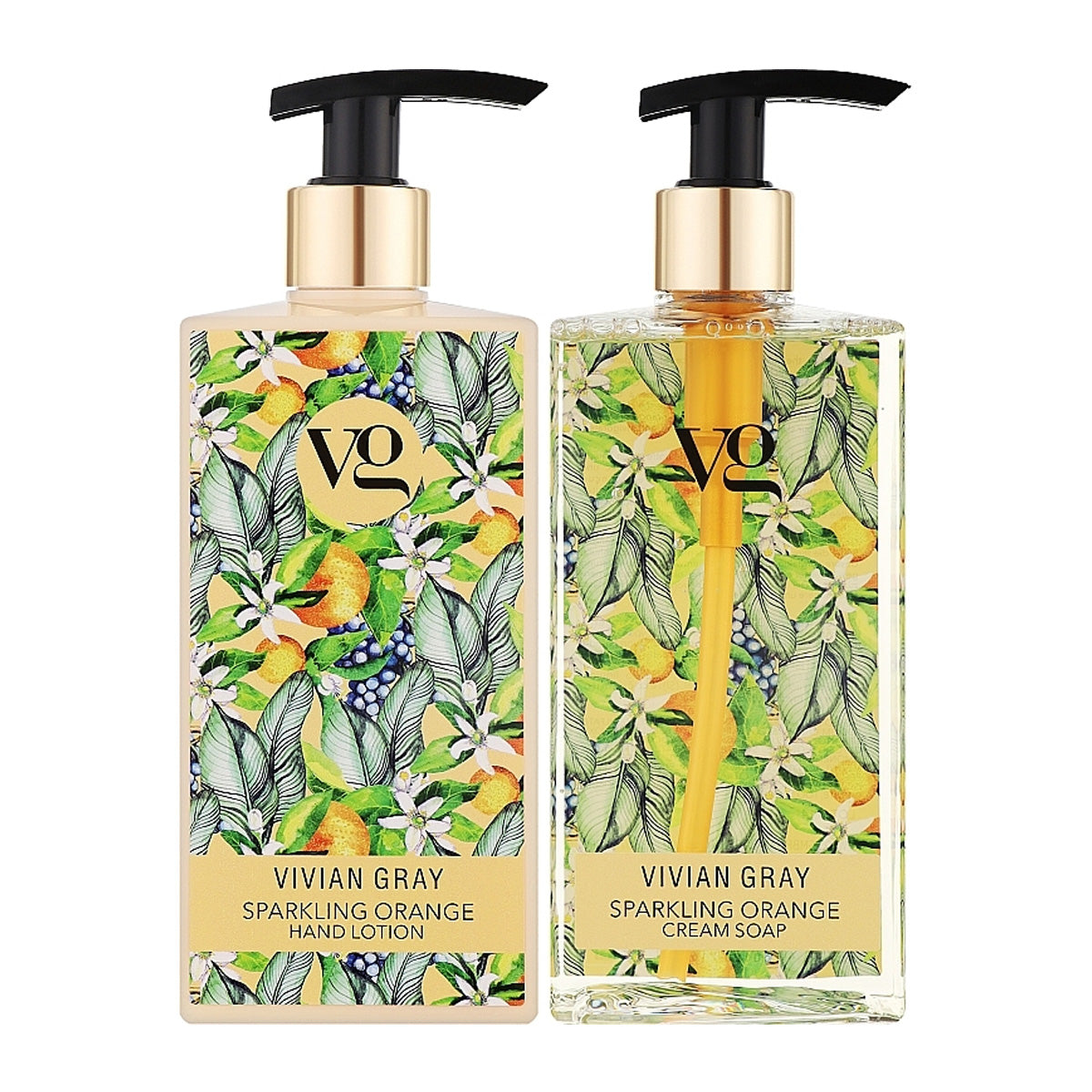 Set Sparkling Orange Cream Soap and Hand Lotion