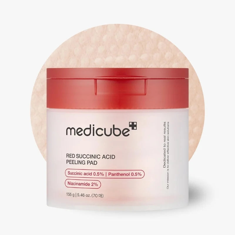 Red Succinic Acid Panthenol Pads