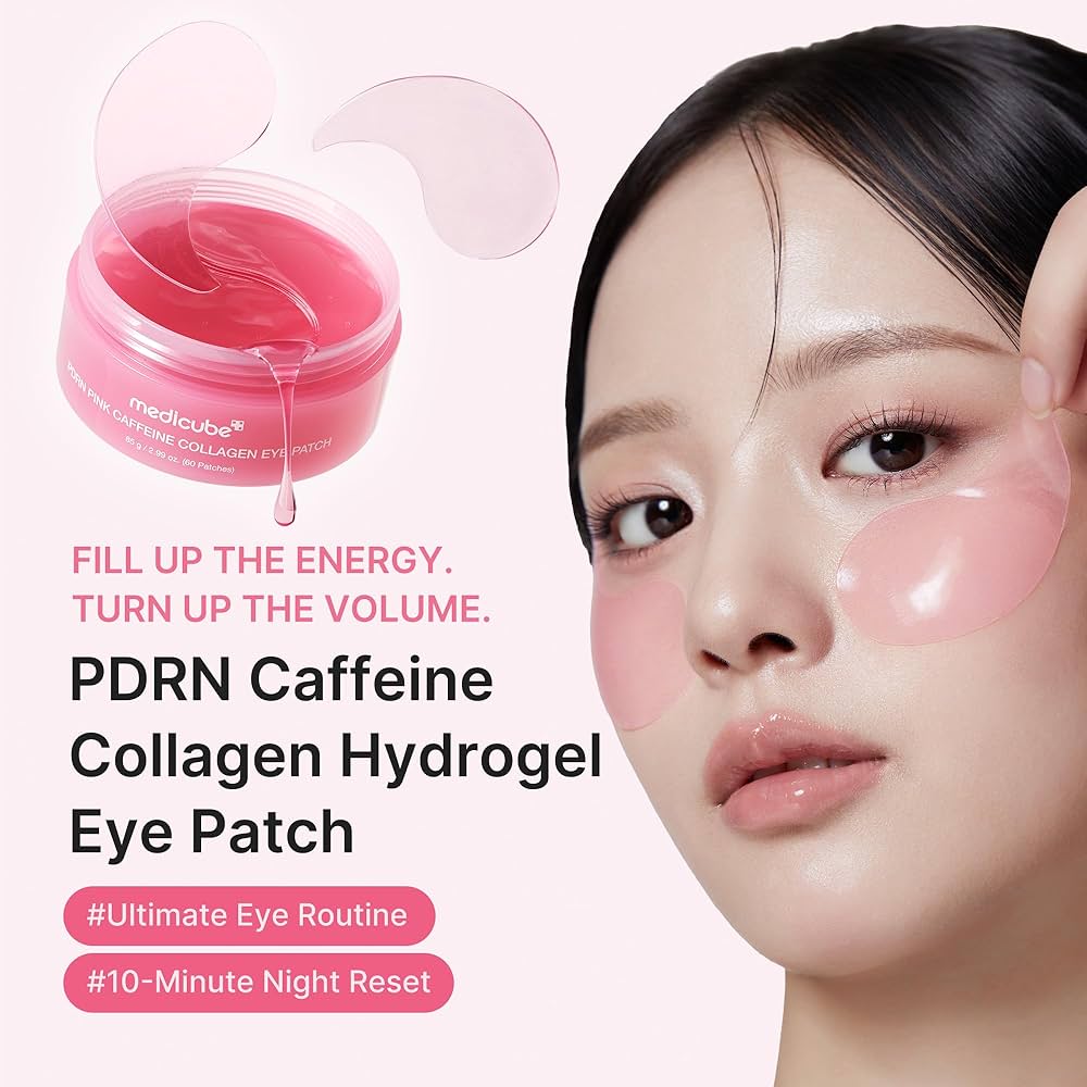 Pdrn Pink Caffeine Collagen Eye Patch 60pcs