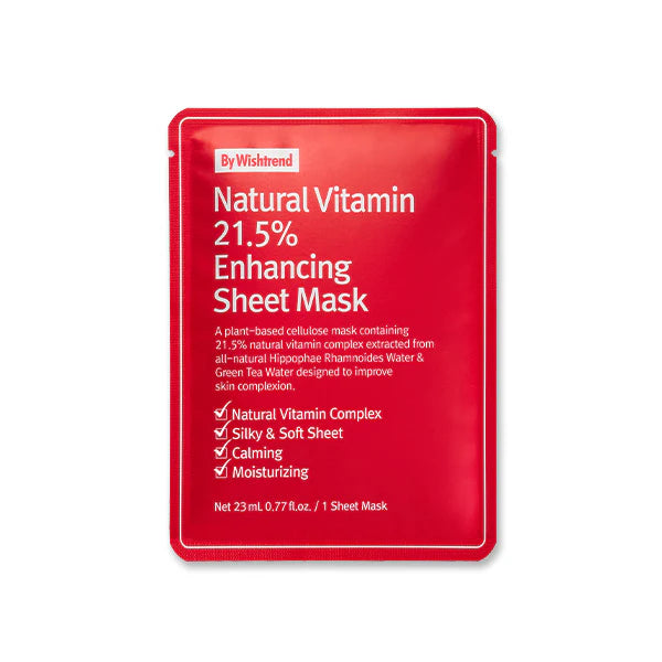 Natural Vitamin 21.5% Enhancing Sheet Mask