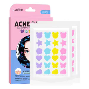 Colored Bear Butterfly Star Acne Patch