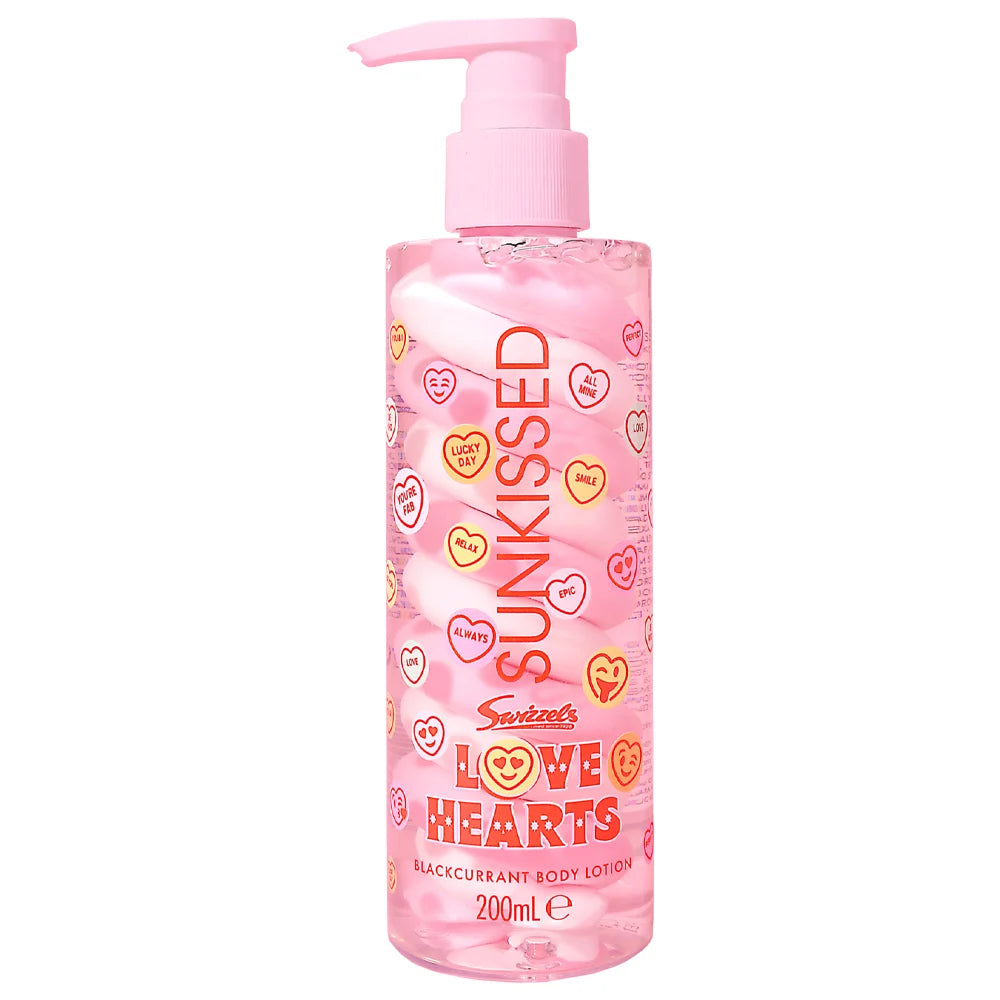X Love Hearts Blackcurrant Body Lotion