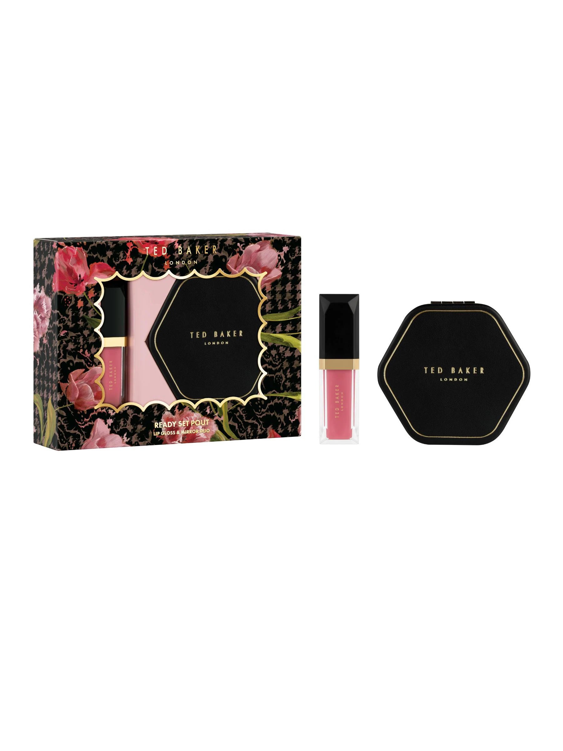 Lip Gloss and Compact Mirror