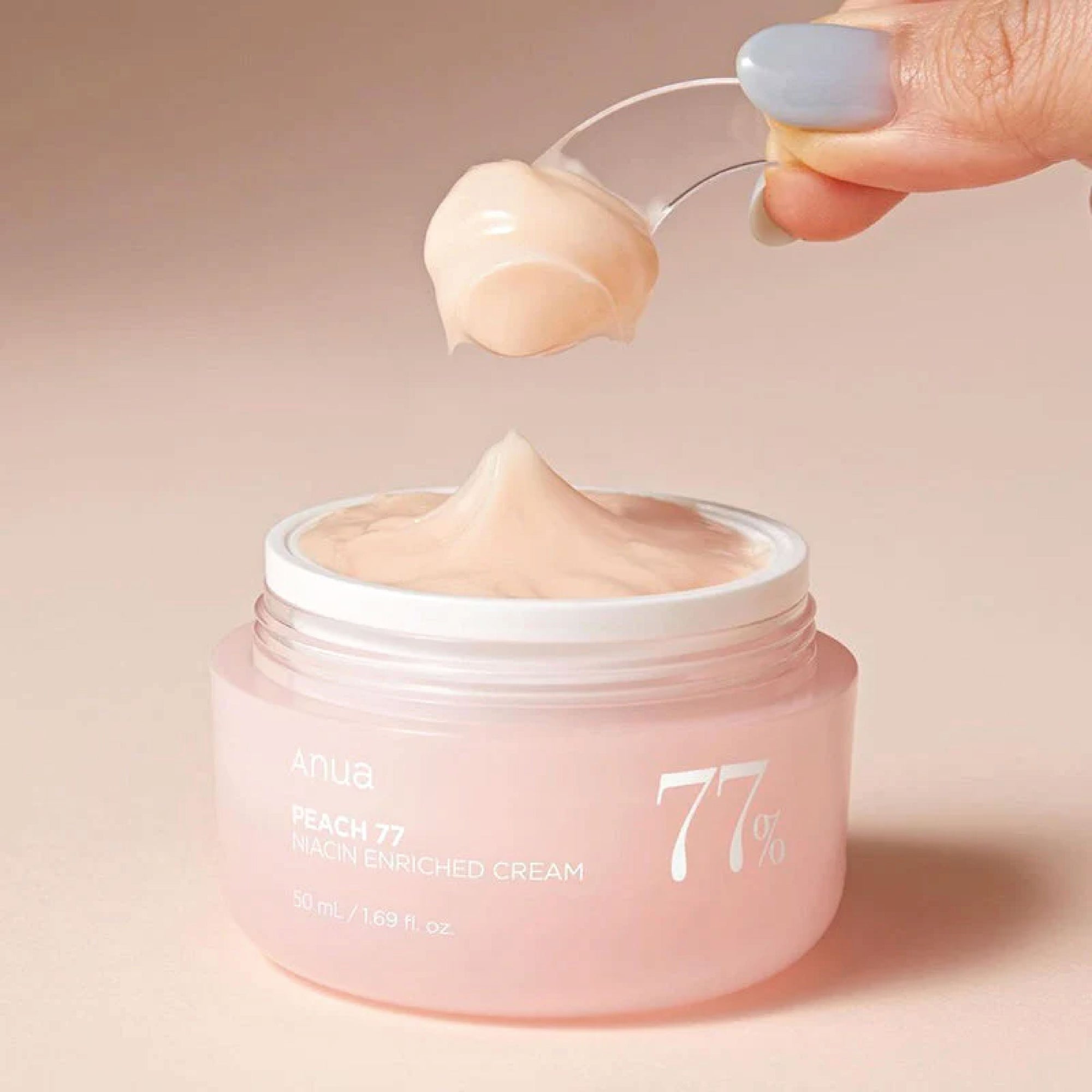 Peach 77%  Niacin Enriched Cream
