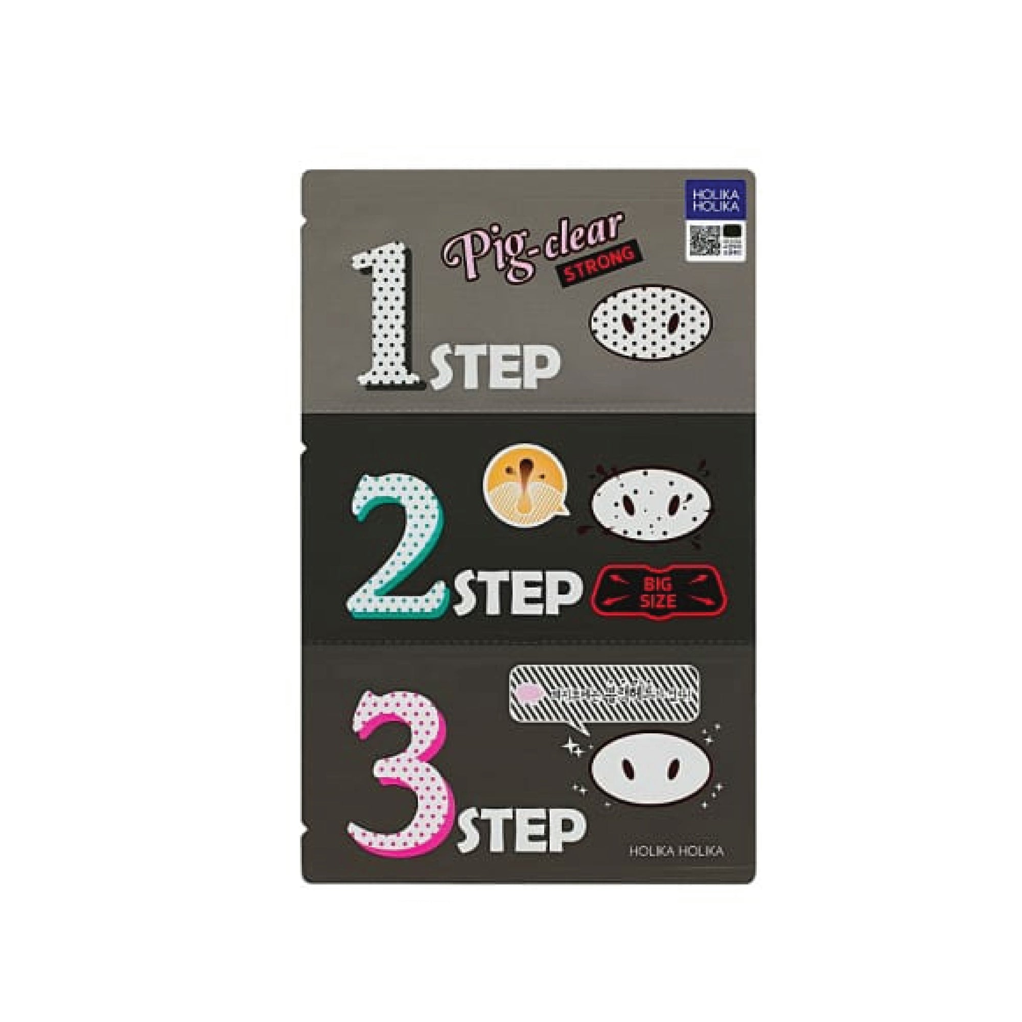 Pig Clear Black Head 3step Kit Strong