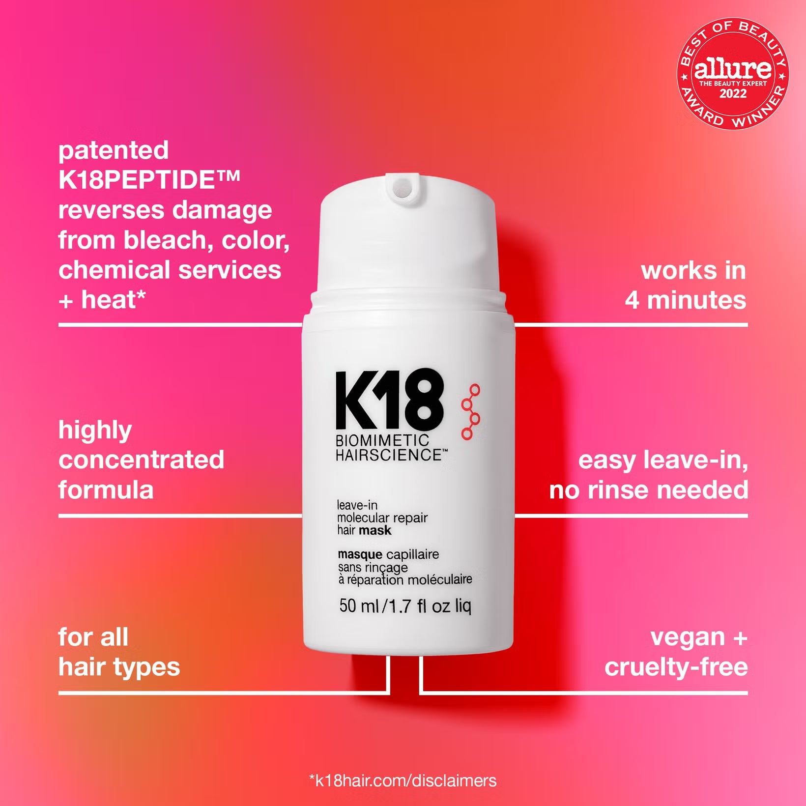 Molecular Hair Mask Leave-in