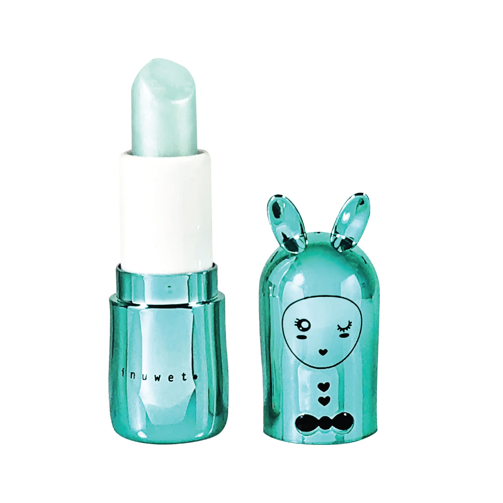 Lip Balm Metal Turquoise Cupcake