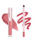 Matte Liquid Lipstick and Lip Liner 302 Snow Way Bae